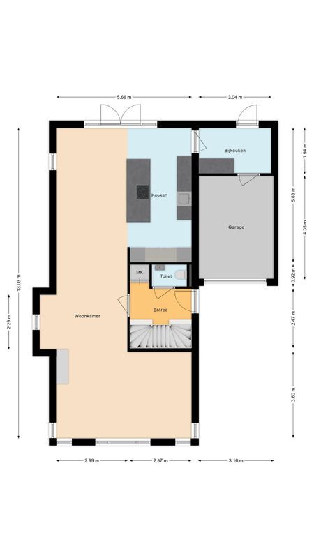 Johannes van Dreghtstraat 24 Floorplan Blur 1