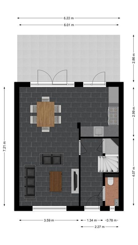 Marsstraat 6 Floorplan Blur 1