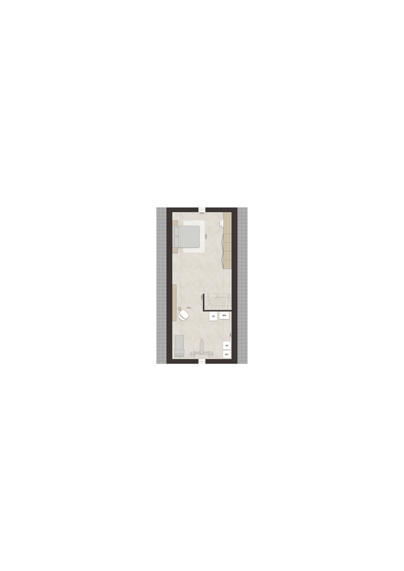 Type A2b (Bouwnr. 40) Floorplan Blur 2