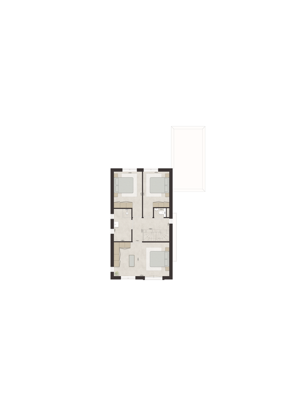 Type A2b (Bouwnr. 40) Floorplan Blur 1