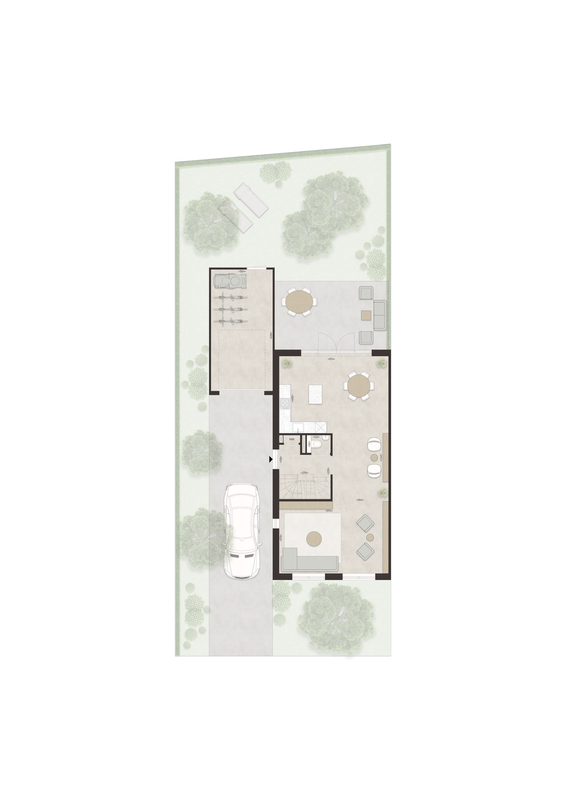 Type B2d (Bouwnr. 23) Floorplan Blur 0