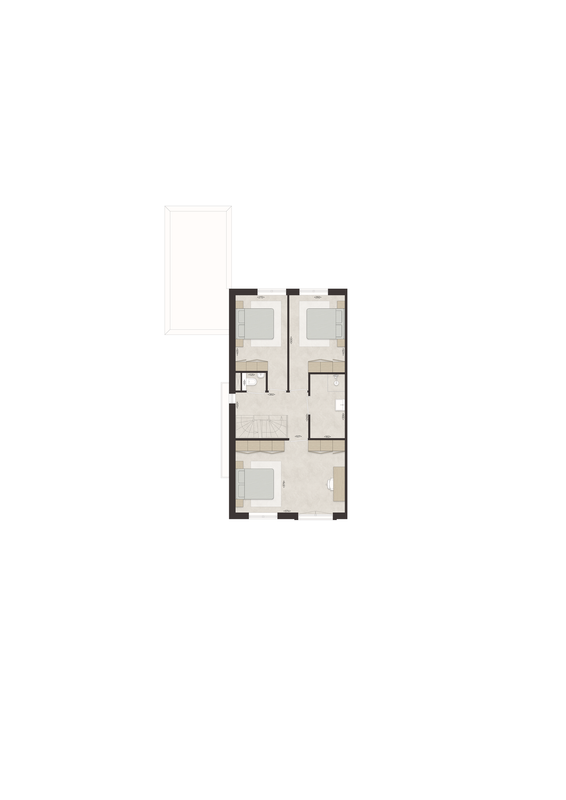 Type B2d (Bouwnr. 23) Floorplan Blur 1