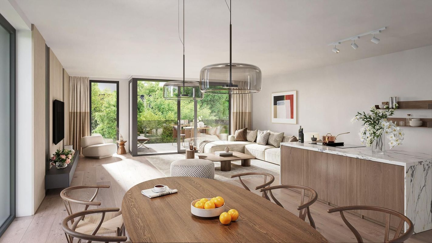 Park Trianon Type Hoekappartement met tuin Photo Blur 2