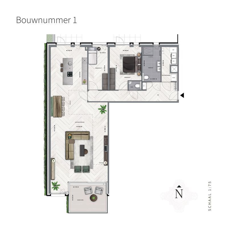 Park Trianon Type 3 - Hoekappartement (Bouwnr. A01) Photo Blur 7