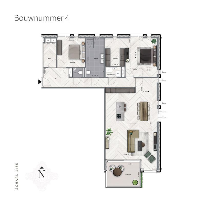 Park Trianon Type 4 - Hoekappartement (Bouwnr. A04) Photo Blur 6