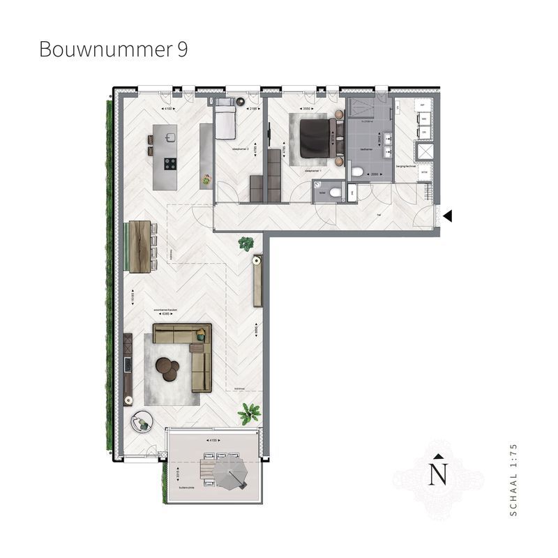 Park Trianon Type 4 - Hoekappartement (Bouwnr. A09) Photo Blur 7