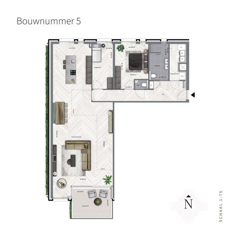 Park Trianon Type 4 - Hoekappartement (Bouwnr. A05) Photo Blur 7