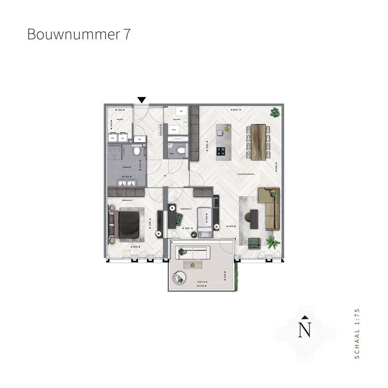 Park Trianon Type 5 - Tussenappartement (Bouwnr. A07) Photo Blur 6