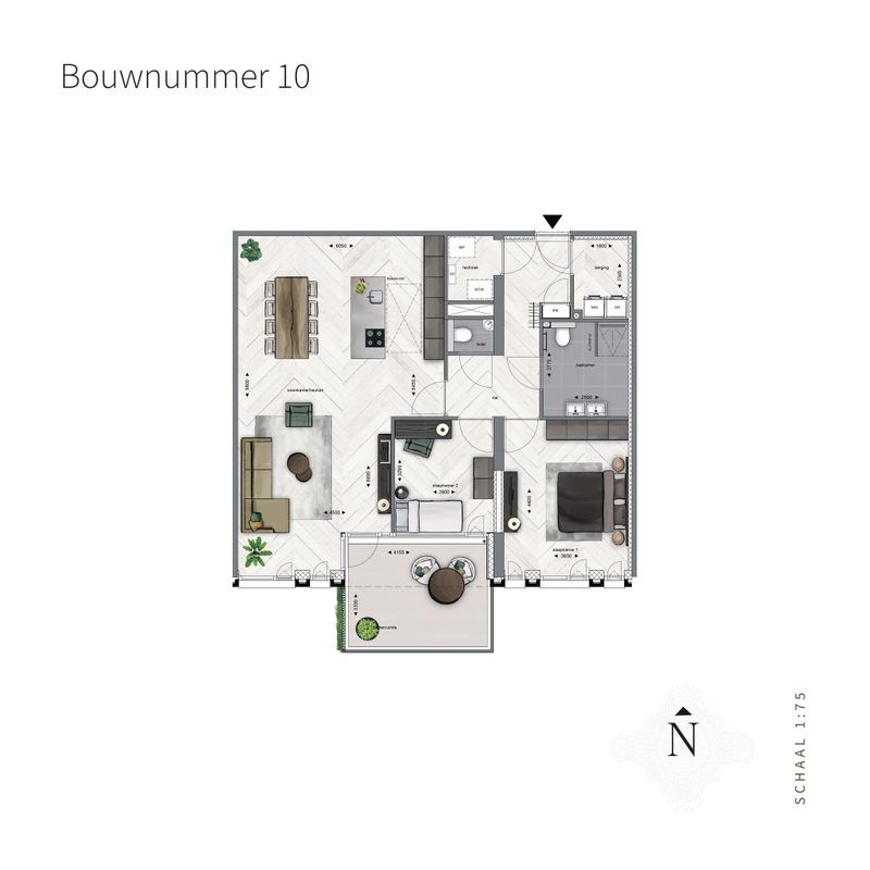 Park Trianon Type 5 - Tussenappartement (Bouwnr. A10) Photo Blur 6