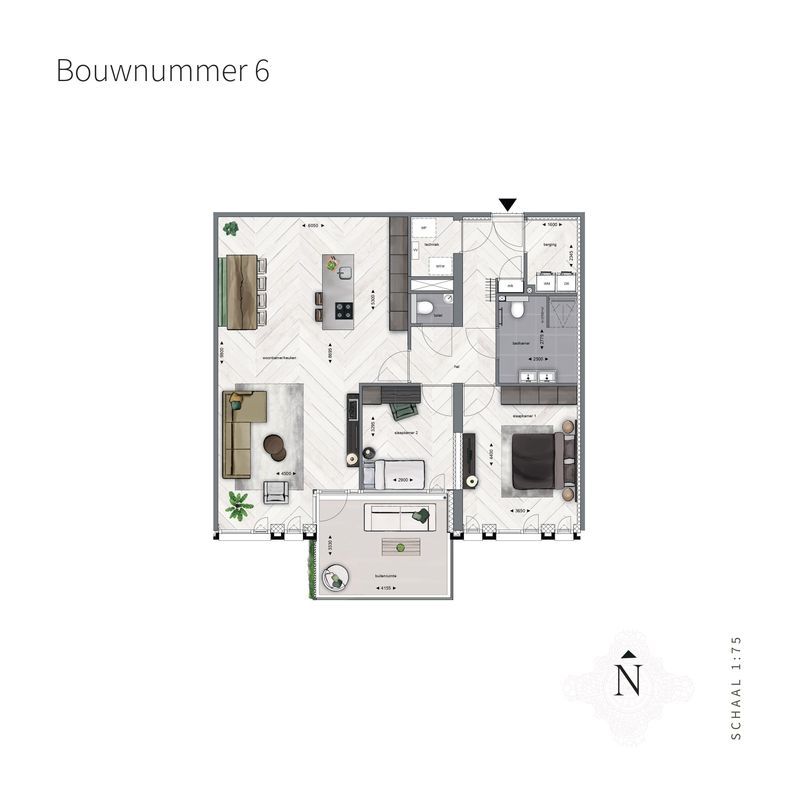Park Trianon Type 5 - Tussenappartement (Bouwnr. A06) Photo Blur 6
