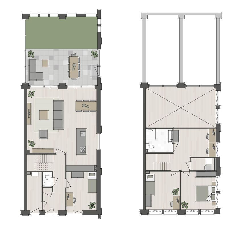 Split-level woning Photo Blur 3