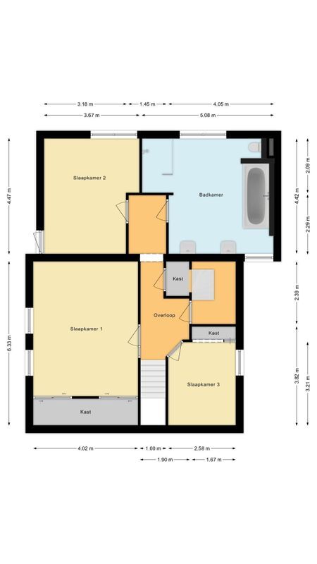 van Glabbeekstraat 7 Floorplan Blur 1