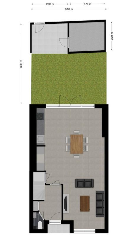 Lange Nieuwstraat 230 - b Floorplan Blur 0