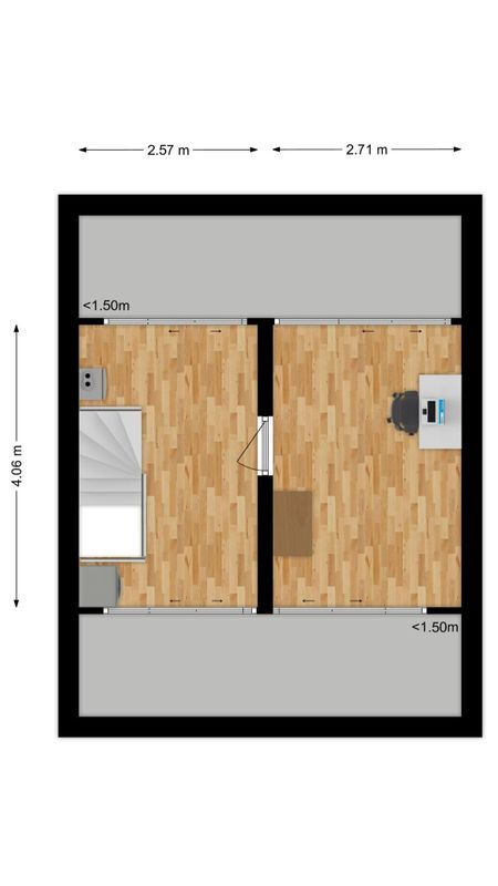 Lange Nieuwstraat 230 - b Floorplan Blur 3
