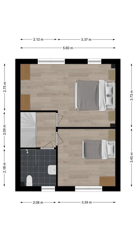Lange Nieuwstraat 230 - b Floorplan Blur 2