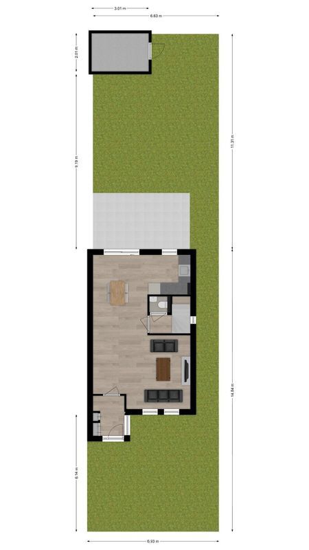 Marga Klompestraat 41 Floorplan Blur 3