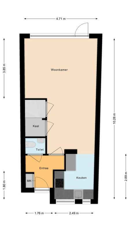 Stoomlederplein 35 Floorplan Blur 1