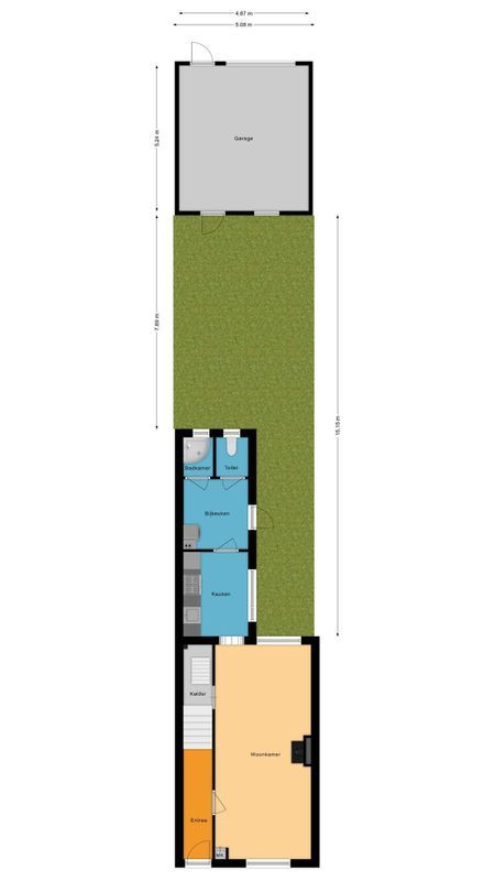 Wilhelminastraat 50 Floorplan Blur 3