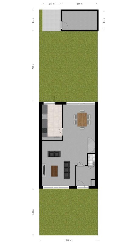 Johann Straussstraat 18 Floorplan Blur 3