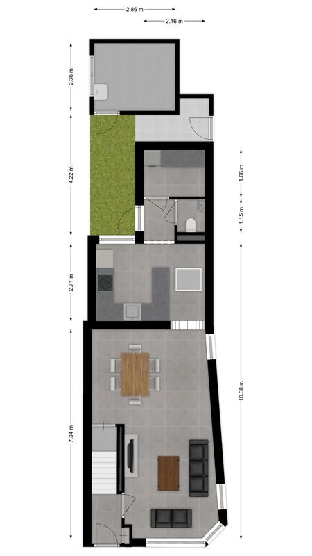 P.C. Hooftstraat 24 Floorplan Blur 3