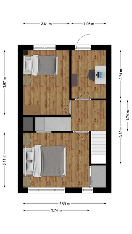 Ringbaan-Oost 66 Floorplan Blur 1