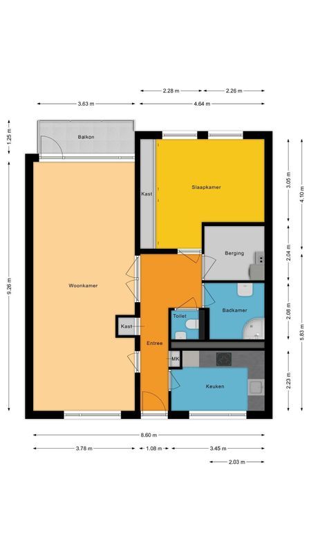 Europaplein 73 Floorplan Blur 0