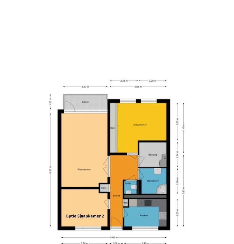 Europaplein 73 Floorplan Blur 1