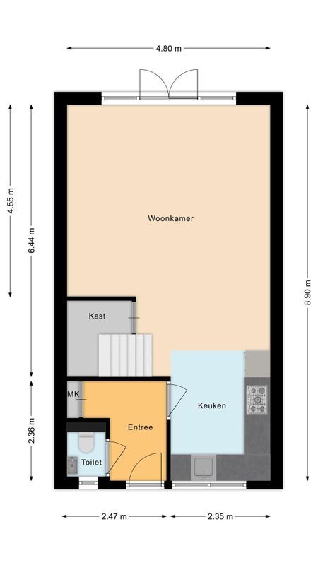 Laan door de Veste 44 Floorplan Blur 0