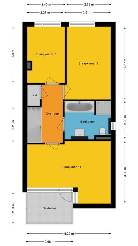 Rooseveltstraat 39 Floorplan Blur 1