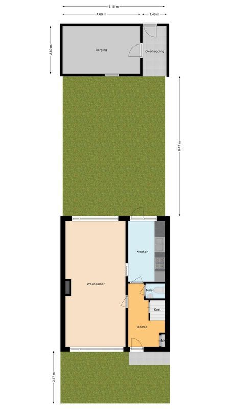 John Franklinstraat 17 Floorplan Blur 3