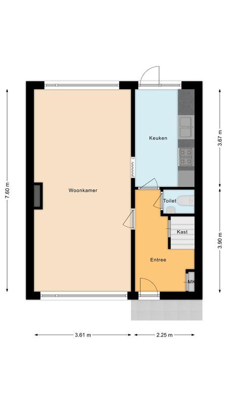 John Franklinstraat 17 Floorplan Blur 0