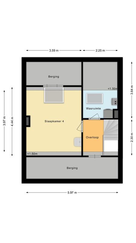 John Franklinstraat 17 Floorplan Blur 2