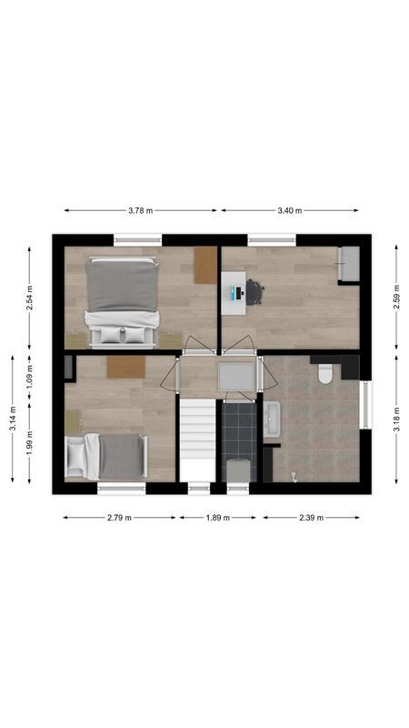 Julianastraat 7 Floorplan Blur 1