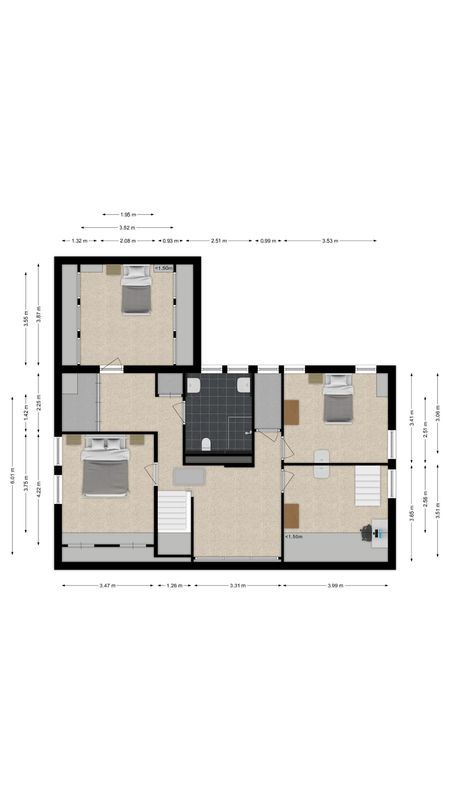 Raadhuisstraat 7 - a Floorplan Blur 1