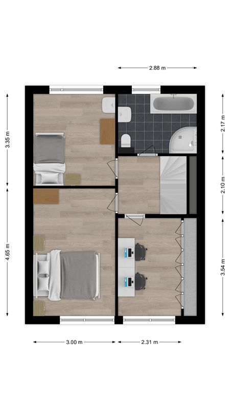 Pater van den Elsenpad 3 Floorplan Blur 1