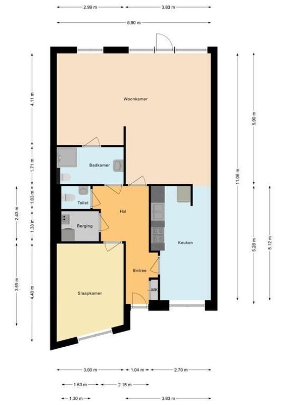 het Hooghuis 2 Floorplan Blur 0