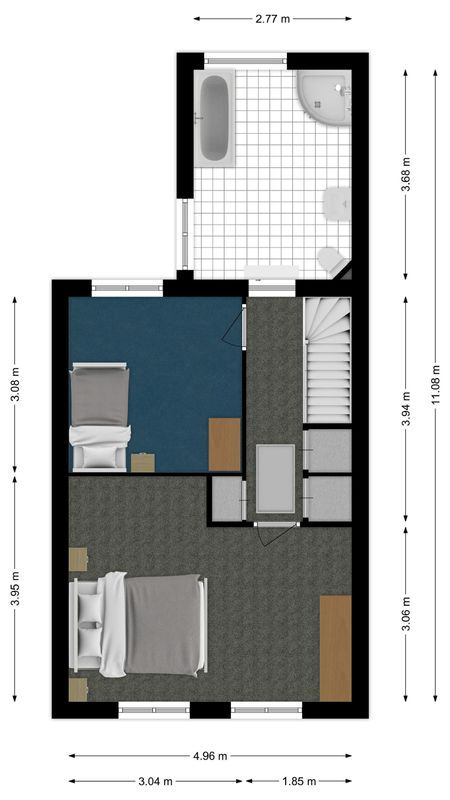Oranjeplein 38 Floorplan Blur 1