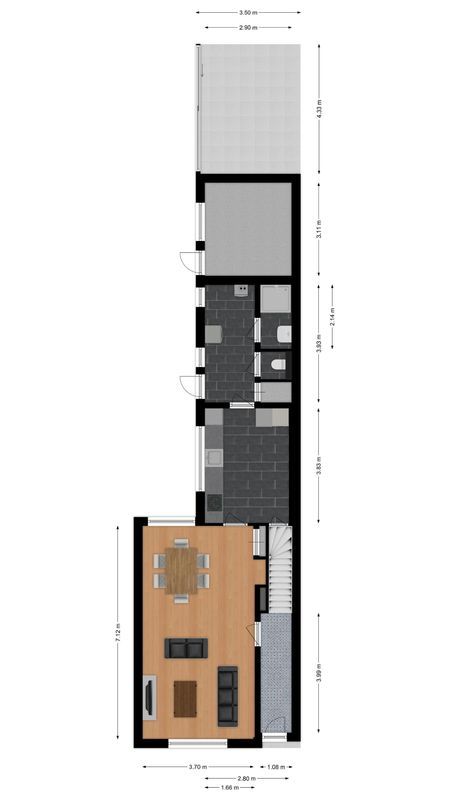 Oranjeplein 38 Floorplan Blur 0