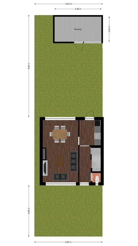 Langevoorenstraat 15 Floorplan Blur 2