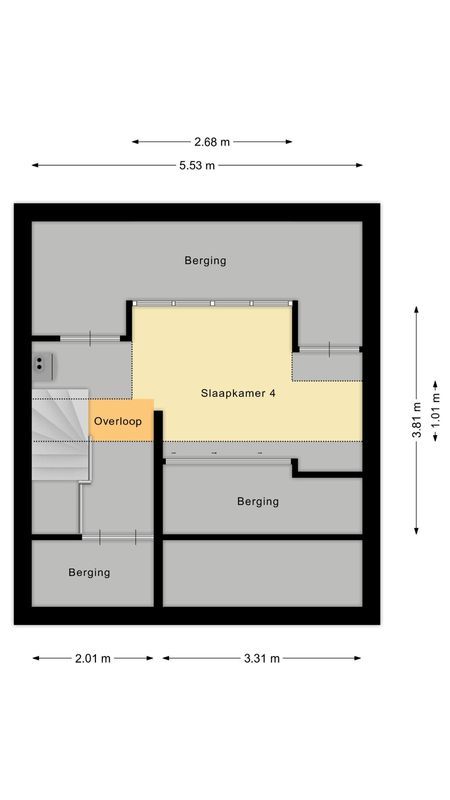 Ruysdaelstraat 18 Floorplan Blur 3