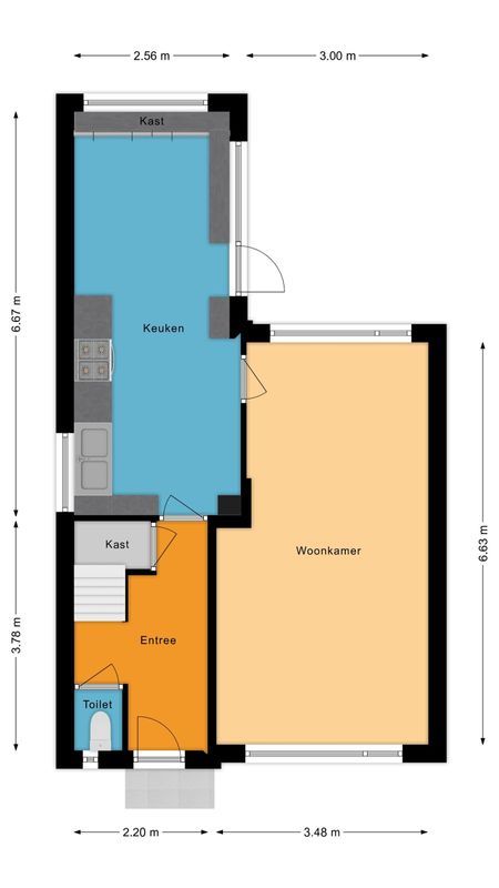 Karmelietenstraat 1 Floorplan Blur 1