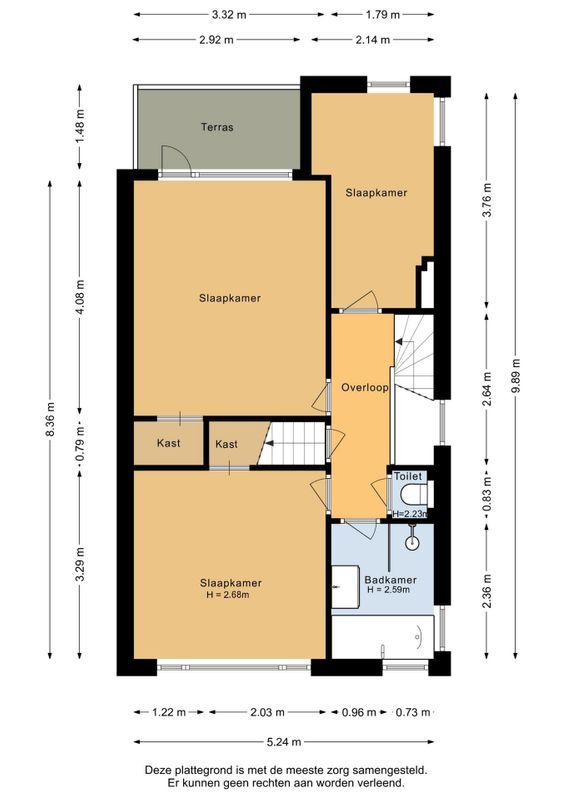 Pauwstraat 1 Floorplan Blur 3