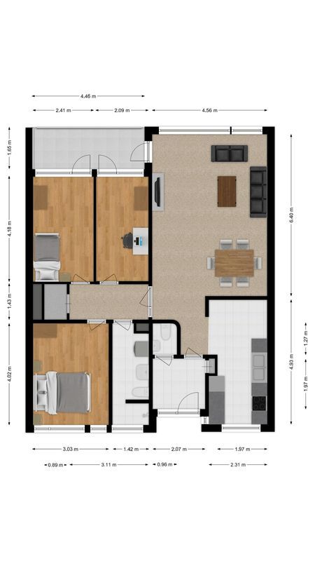 Verdiplein 103 Floorplan Blur 0