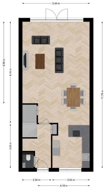 Zevenaarstraat 12 Floorplan Blur 0