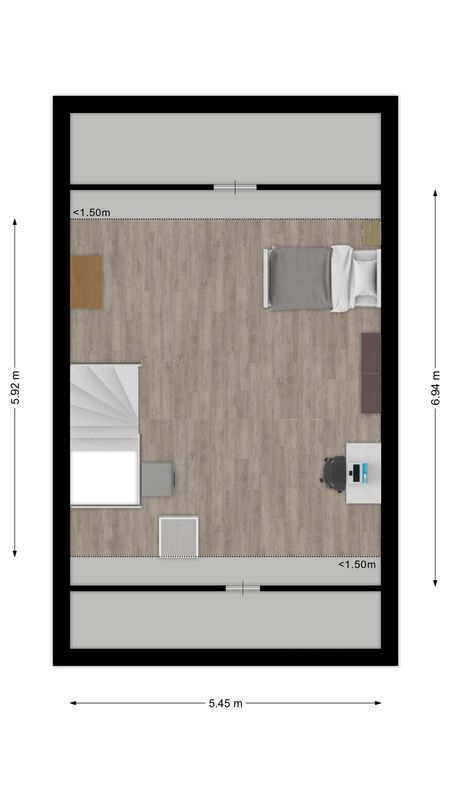 Zevenaarstraat 12 Floorplan Blur 3