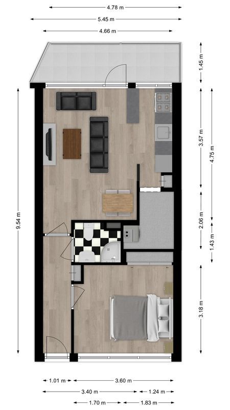 Don Boscostraat 95 Floorplan Blur 0