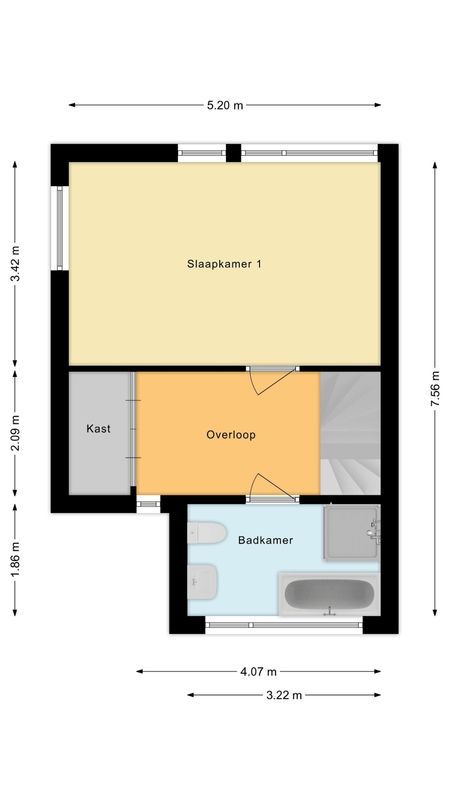 Joke Smitstraat 10 Floorplan Blur 1