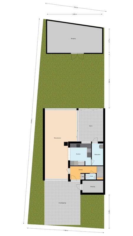 Joke Smitstraat 10 Floorplan Blur 2