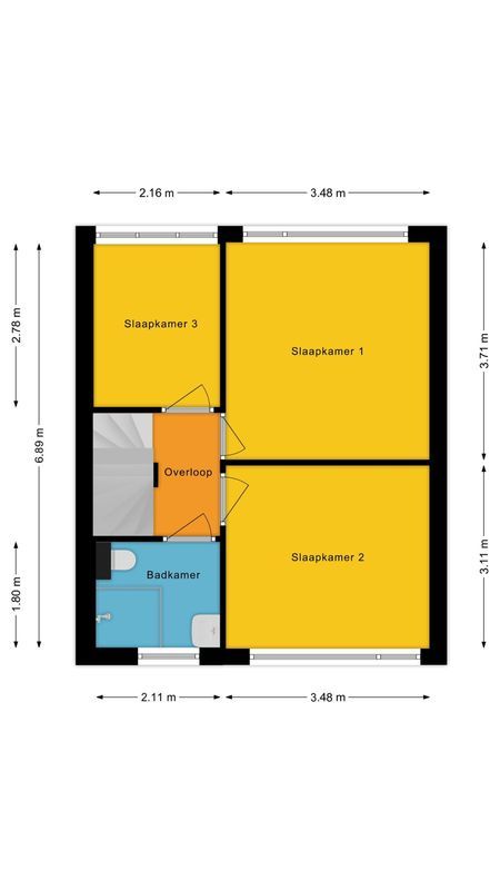 Uranusstraat 4 Floorplan Blur 4