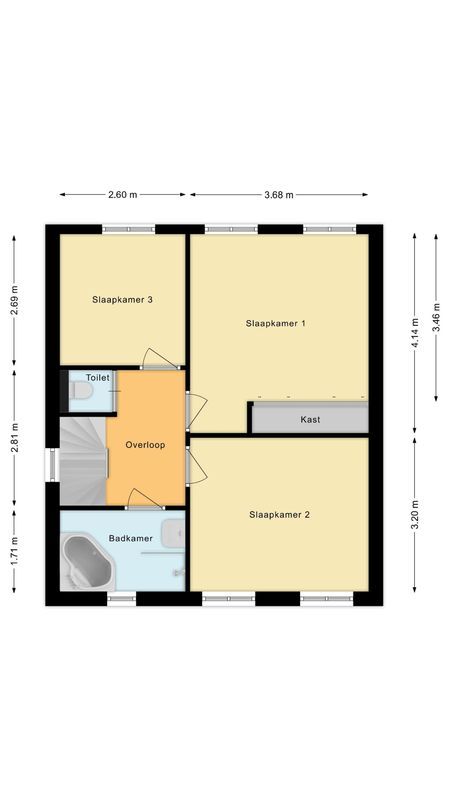 Rembrandtlaan 32 Floorplan Blur 1